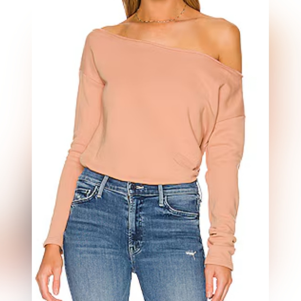 Lovers + Friends Camel Long Sleeve Top Size S